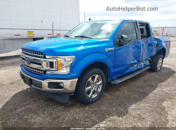 1FTEW1C55KKF31784 2019 FORD F150 Blue Front left