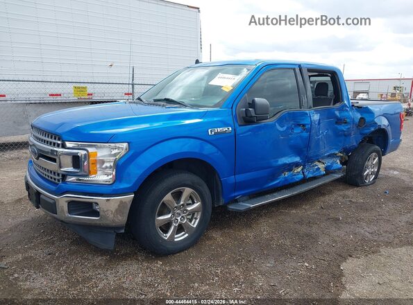 1FTEW1C55KKF31784 2019 FORD F150 Blue Front view