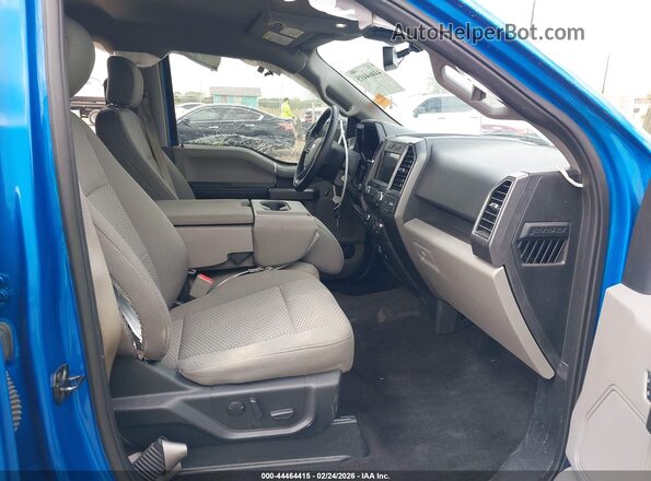 1FTEW1C55KKF31784 2019 FORD F150 Blue Front interior view