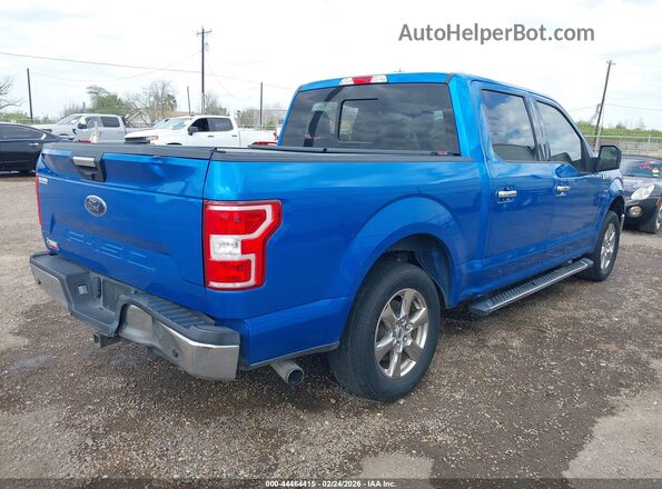 1FTEW1C55KKF31784 2019 FORD F150 Blue Rear right
