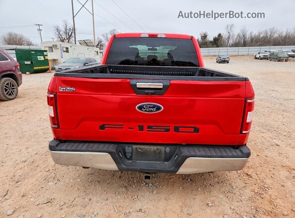 1FTEW1CB3KFA68896 2019 FORD F150 Красный Вид сзади