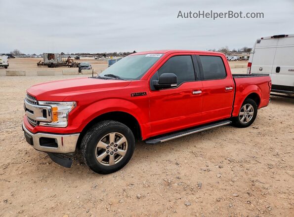 1FTEW1CB3KFA68896 2019 FORD F150 Красный Передняя левая четверть