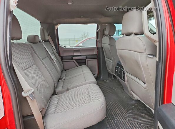 1FTEW1CB3KFA68896 2019 FORD F150 Красный Вид задних сидений