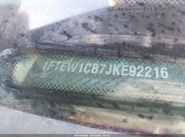1FTEW1CB7JKE92216 2018 FORD F150 Белый Вид подкапотного пространства