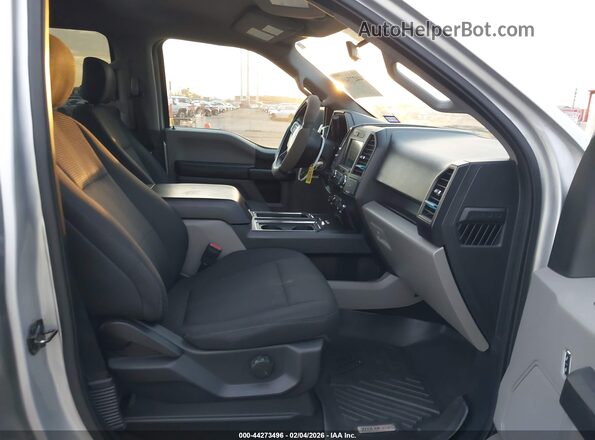 1FTEW1CP0JFC00636 2018 FORD F150 Gray Widok wnętrza z przodu