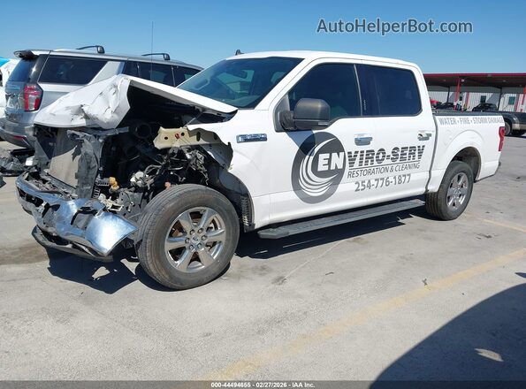 1FTEW1CP0KKF31970 2019 FORD F150 White Vista tres cuartos delantera izquierda