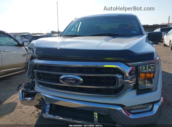 1FTEW1CP1MFC04053 2021 FORD F150 White Widok zestawu wskaźników