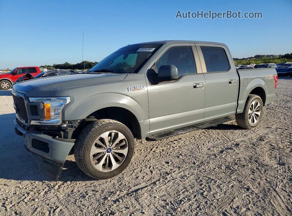 1FTEW1CP2KKD22746 2019 FORD F150 Gray Vista tres cuartos delantera izquierda