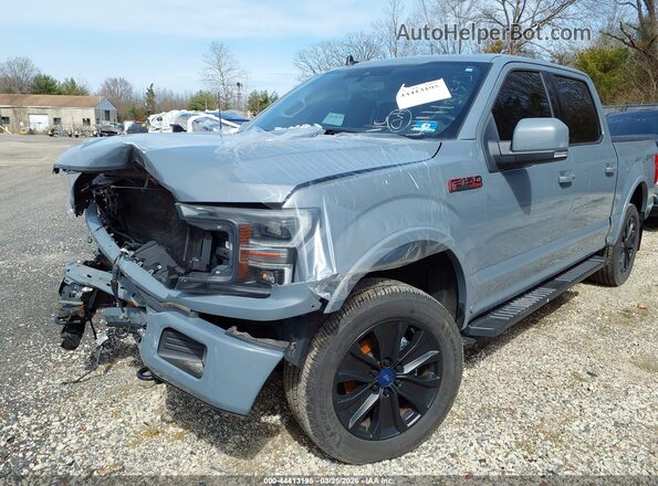 1FTEW1E44KFB16288 2019 FORD F150 Gray 