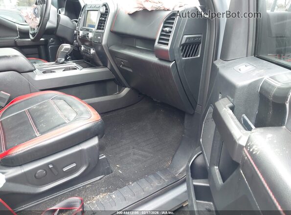 1FTEW1E44KFB16288 2019 FORD F150 Gray Front interior view