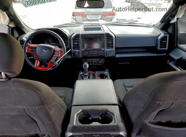 1FTEW1E49KFA79223 2019 FORD F150 Черный Вид панели приборов