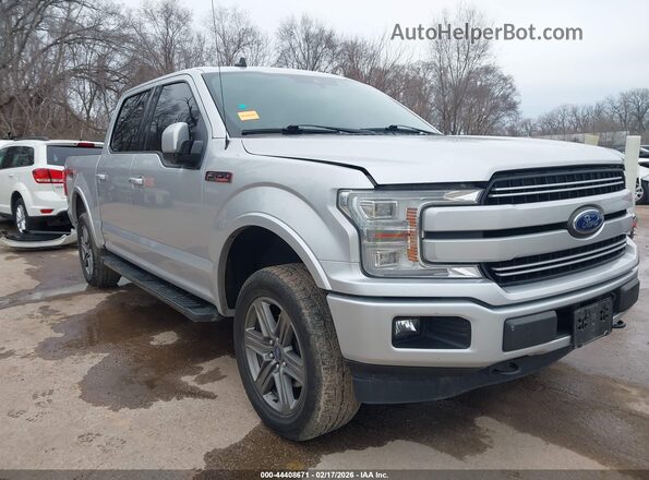 1FTEW1E4XKFC20784 2019 FORD F150 Silver Delantero derecho