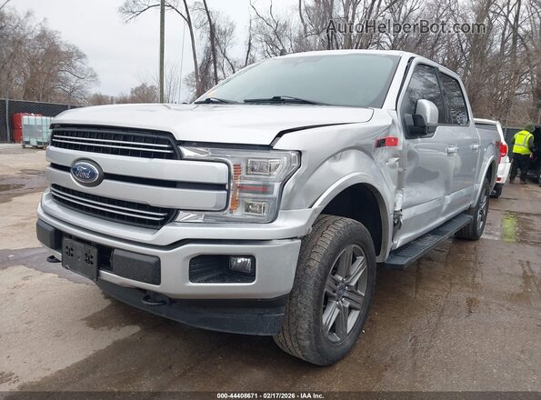 1FTEW1E4XKFC20784 2019 FORD F150 Silver Vista tres cuartos delantera izquierda