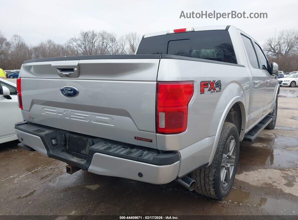 1FTEW1E4XKFC20784 2019 FORD F150 Silver Trasero derecho