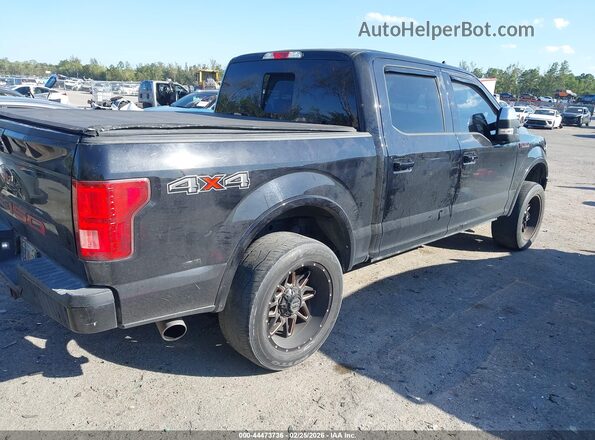 1FTEW1E52KFB09882 2019 FORD F150 Black უკანა მარჯვენა
