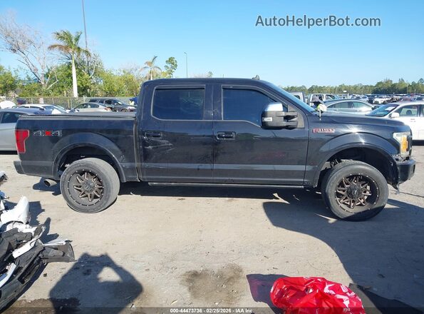 1FTEW1E52KFB09882 2019 FORD F150 Black უკანა სალონის ხედი