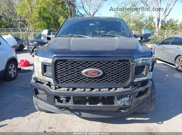 1FTEW1E52KFB09882 2019 FORD F150 Black ხელსაწყოთა პანელის ხედი