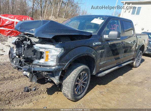 1FTEW1E58JFD94473 2018 FORD F150 Black Przód lewy