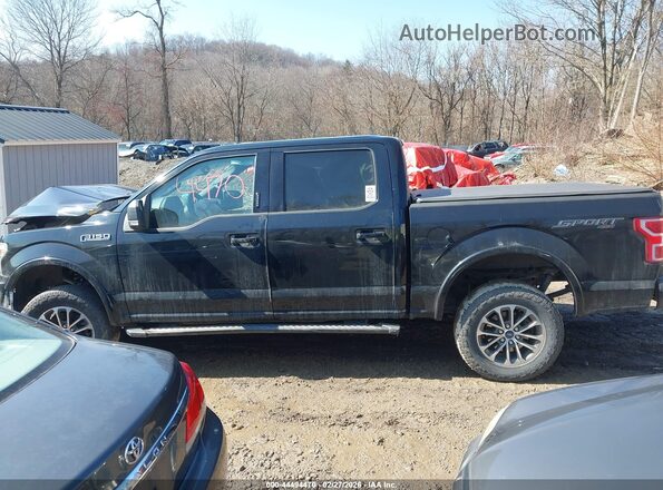 1FTEW1E58JFD94473 2018 FORD F150 Black Widok wnętrza 360 stopni