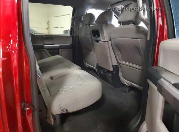 1FTEW1E59KFA09567 2019 FORD F150 Red Вид задніх сидінь