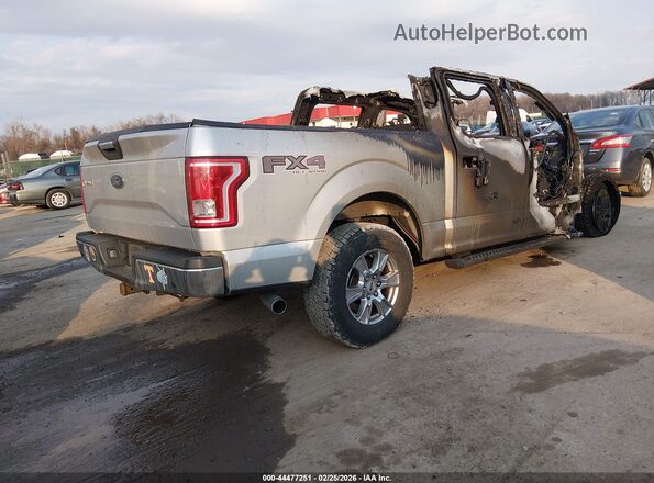 1FTEW1EG6GKF91658 2016 FORD F150 Серебряный Задняя правая четверть