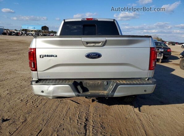 1FTEW1EG8GFB41695 2016 FORD F150 Серебряный Вид сзади