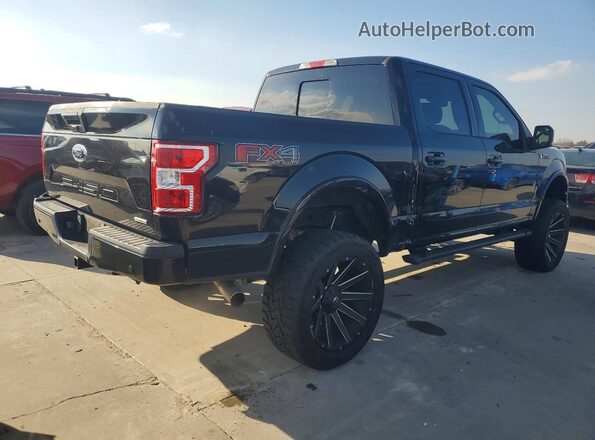1FTEW1EG8JKF19156 2018 FORD F150 Черный Задняя правая четверть