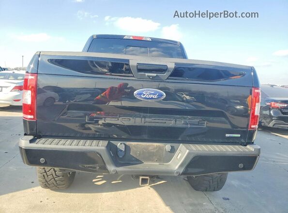 1FTEW1EG8JKF19156 2018 FORD F150 Черный Вид сзади