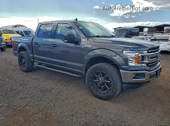 1FTEW1EP0KKD73692 2019 FORD F150 Серый Передняя правая четверть