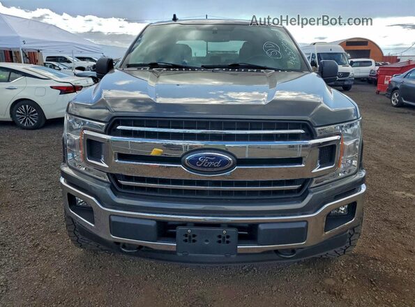 1FTEW1EP0KKD73692 2019 FORD F150 Серый Вид спереди