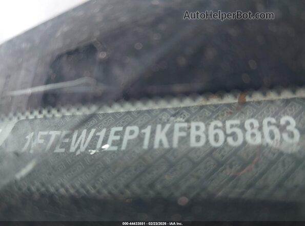 1FTEW1EP1KFB65863 2019 FORD F150 Black ძრავის განყოფილების ხედი