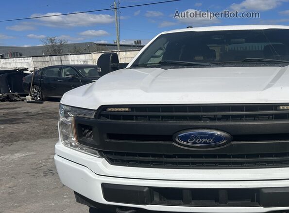 1FTEW1EP1KKC79644 2019 FORD F150 Белый Вид щитка приборов