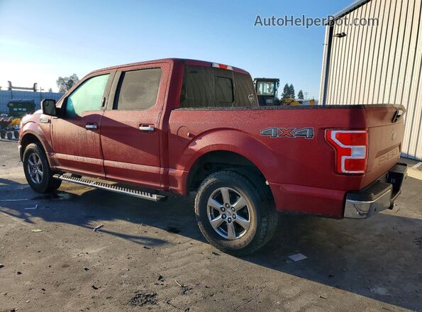 1FTEW1EP2JKF05382 2018 FORD F150 Бордовый Задняя левая четверть