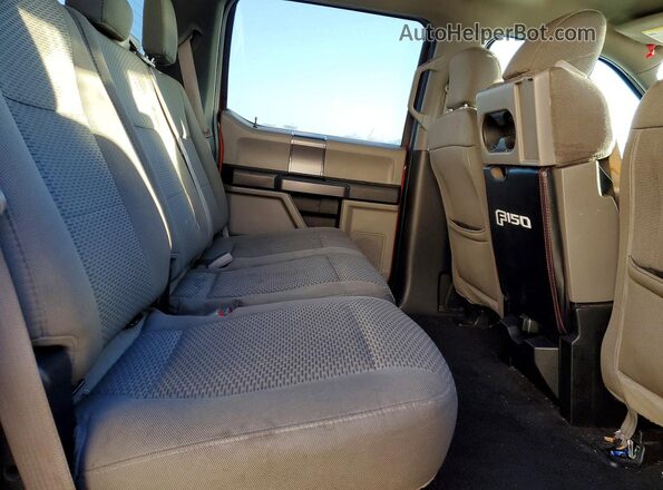 1FTEW1EP2JKF05382 2018 FORD F150 Бордовый Вид задних сидений