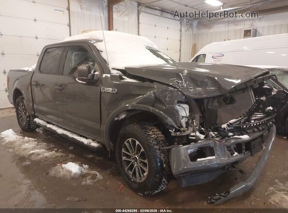 1FTEW1EP2LFB23008 2020 FORD F150 Серый Передняя правая четверть