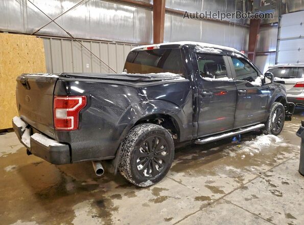 1FTEW1EP6JKD01295 2018 FORD F150 Black Tył prawy