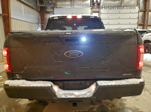 1FTEW1EP6JKD01295 2018 FORD F150 Black Widok z tyłu