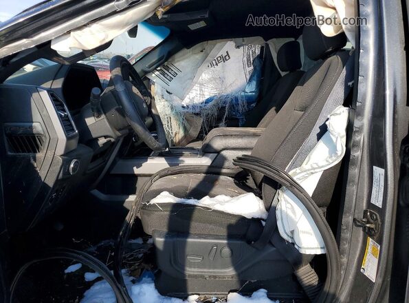 1FTEW1EP6KFC83567 2019 FORD F150 Gray Vista interior delantera