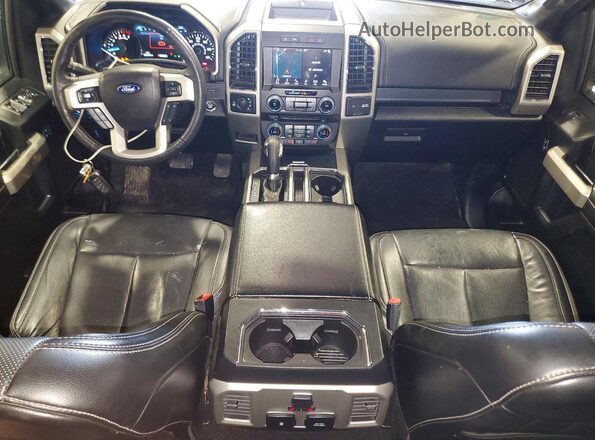 1FTEW1EP7JFE55605 2018 FORD F150 Черный Вид панели приборов
