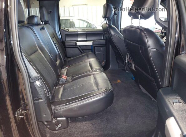 1FTEW1EP7JFE55605 2018 FORD F150 Черный Вид задних сидений