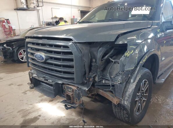 1FTEW1EP8HFA72301 2017 FORD F150 Серый Вид спереди