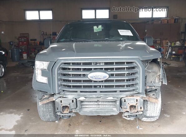 1FTEW1EP8HFA72301 2017 FORD F150 Серый Вид задней части салона