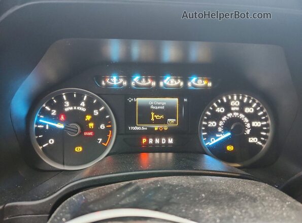 1FTEW1EPXKFA54924 2019 FORD F150 Серый Вид щитка приборов
