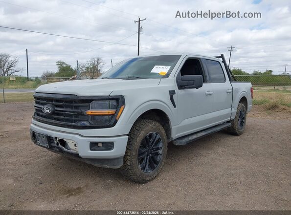 1FTEW3K57RKD45011 2024 FORD F150 Серый Передняя левая четверть