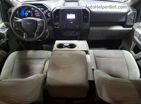 1FTEX1C50KKF33911 2019 FORD F150 Белый Вид панели приборов