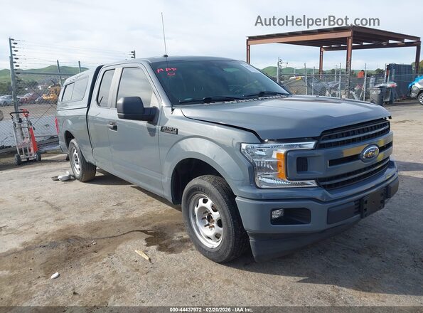 1FTEX1CB1KKD05549 2019 FORD F150 Gray წინა მარჯვენა
