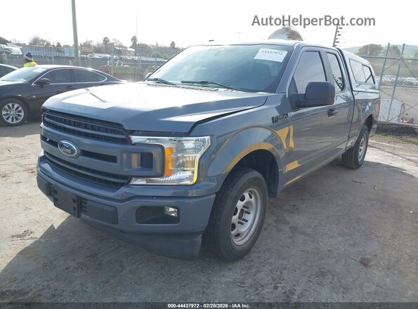 1FTEX1CB1KKD05549 2019 FORD F150 Gray წინა მარცხენა ხედი სამი მეოთხედიდან