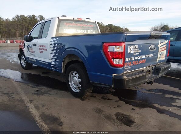 1FTEX1CB5NKE84716 2022 FORD F150 Белый Задняя левая четверть