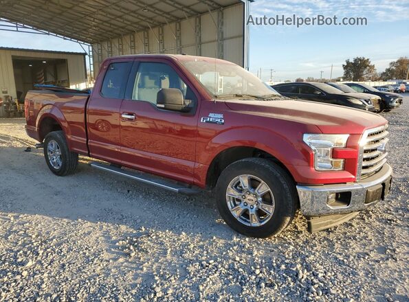 1FTEX1CF6HKD53768 2017 FORD F150 Красный Передняя правая четверть