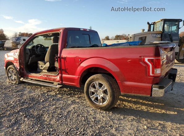 1FTEX1CF6HKD53768 2017 FORD F150 Красный Задняя левая четверть